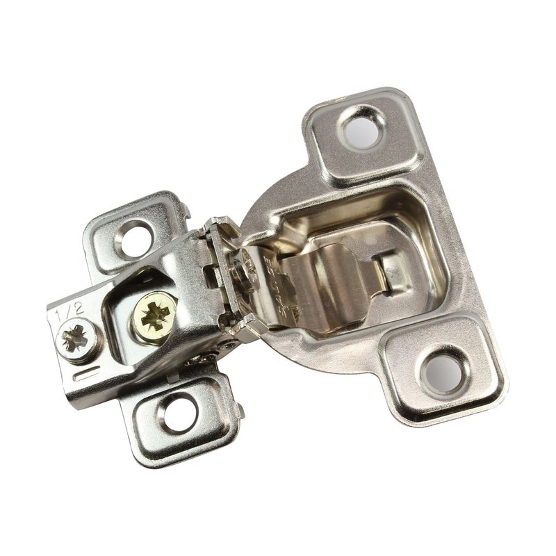 ROK Salice 106 Degree Excenthree 1/2" Overlay Screw On Self Close Cabinet Hinge with 3 Cam Adjustment CSP3799XR (10) - Image 1